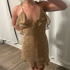 Women’s cheetah print dress